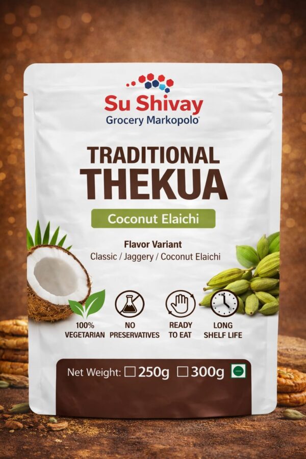 Traditional Thekua Coconut Elaichional